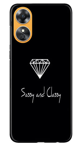 Sassy and Classy Case for Oppo A17 (Design No. 233)