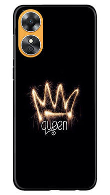 Queen Mobile Back Case for Oppo A17 (Design - 239)