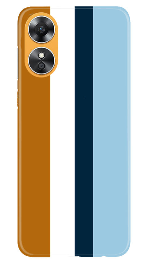Diffrent Four Color Pattern Case for Oppo A17 (Design No. 244)