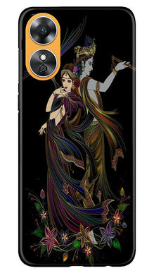 Radha Krishna Mobile Back Case for Oppo A17 (Design - 257)