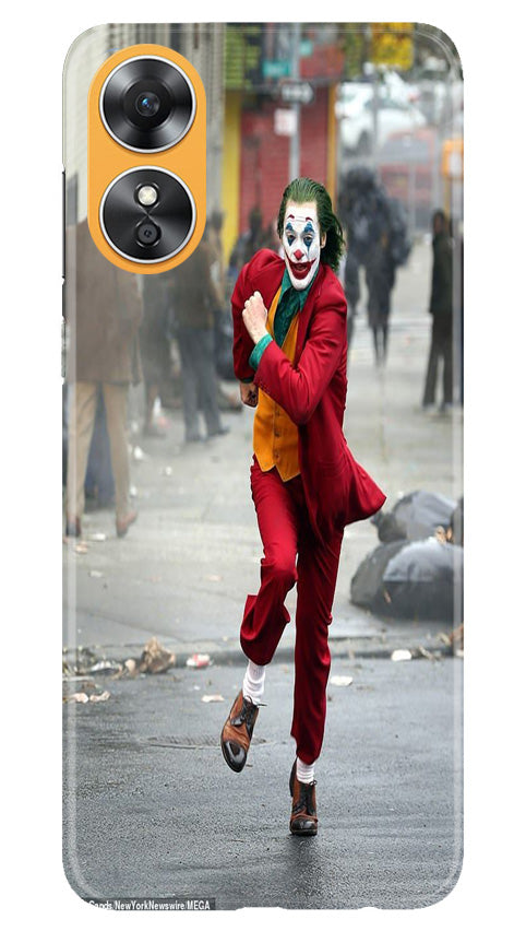 Joker Mobile Back Case for Oppo A17 (Design - 265)