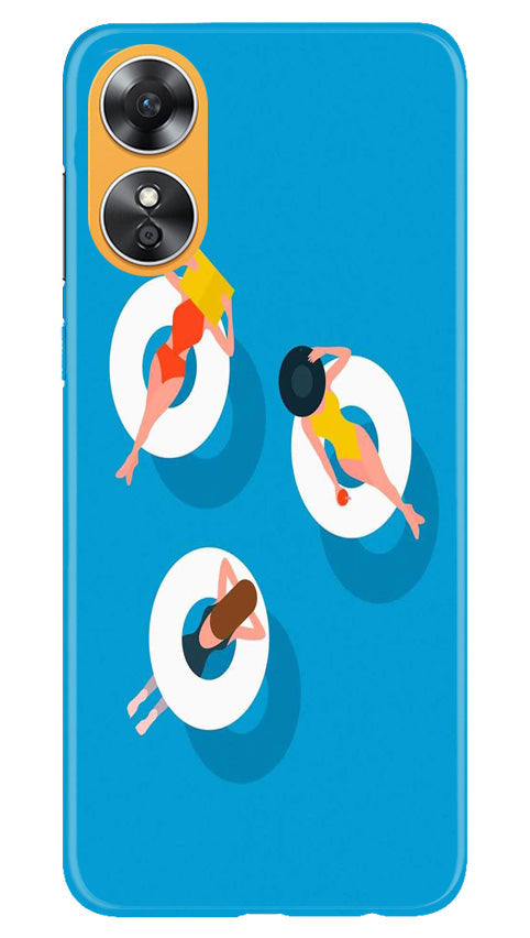 Girlish Mobile Back Case for Oppo A17 (Design - 268)