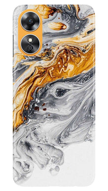 Marble Texture Mobile Back Case for Oppo A17 (Design - 272)