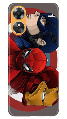 Superhero Mobile Back Case for Oppo A17 (Design - 273)