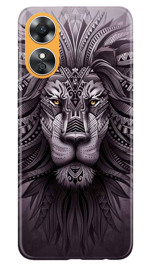 Lion Mobile Back Case for Oppo A17 (Design - 277)