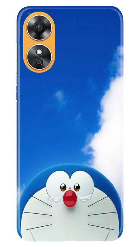Doremon Mobile Back Case for Oppo A17 (Design - 288)