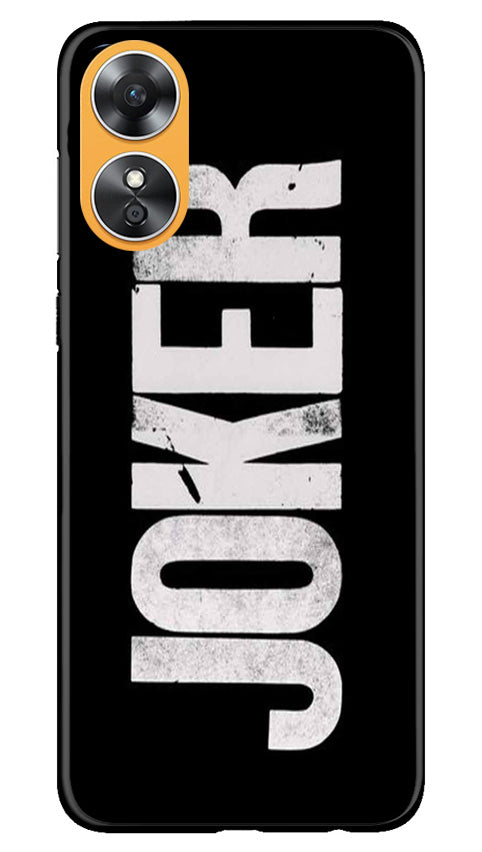 Joker Mobile Back Case for Oppo A17 (Design - 289)
