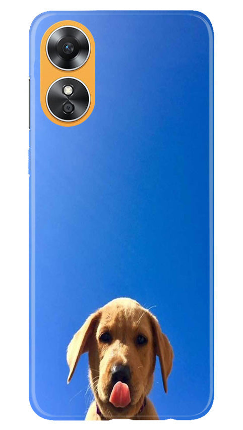 Dog Mobile Back Case for Oppo A17 (Design - 294)