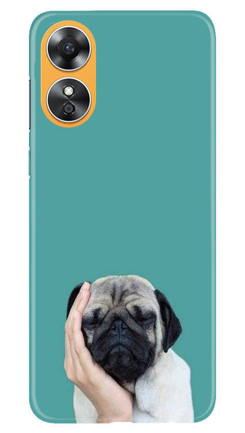 Puppy Mobile Back Case for Oppo A17 (Design - 295)