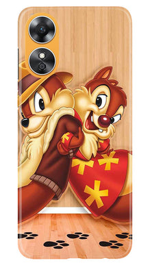 Chip n Dale Mobile Back Case for Oppo A17 (Design - 297)