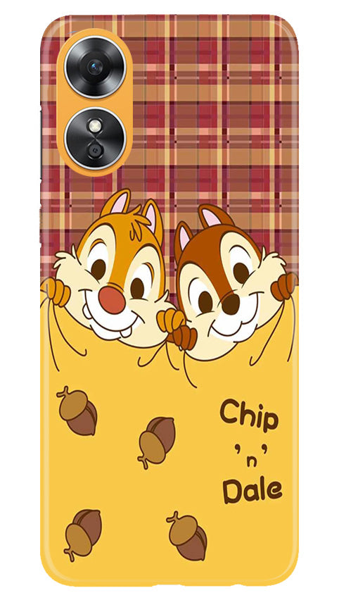 Chip n Dale Mobile Back Case for Oppo A17 (Design - 302)