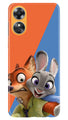 Cartoon Mobile Back Case for Oppo A17 (Design - 306)
