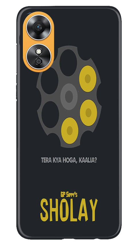 Sholay Mobile Back Case for Oppo A17 (Design - 316)