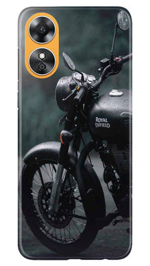 Royal Enfield Mobile Back Case for Oppo A17 (Design - 339)