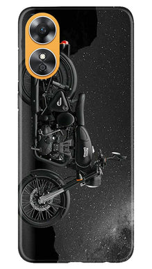 Royal Enfield Mobile Back Case for Oppo A17 (Design - 340)