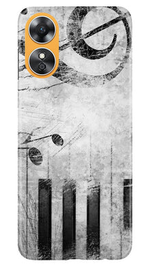 Music Mobile Back Case for Oppo A17 (Design - 352)