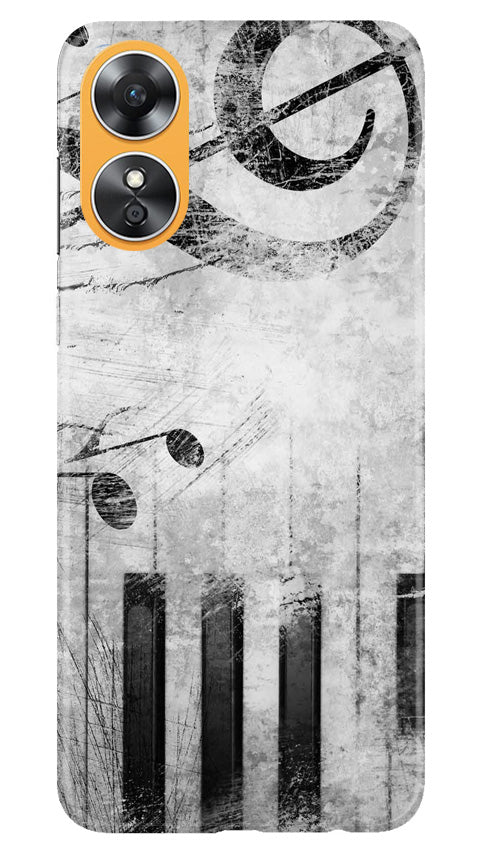 Music Mobile Back Case for Oppo A17 (Design - 352)