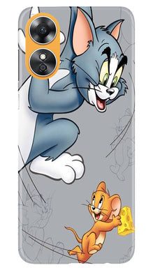 Tom n Jerry Mobile Back Case for Oppo A17 (Design - 356)