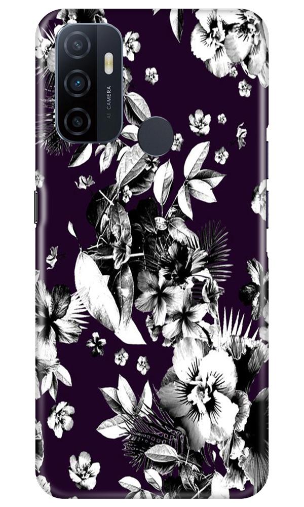 white flowers Case for Oppo A53