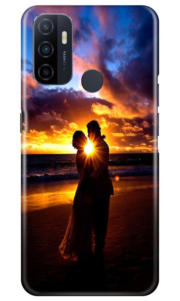 Couple Sea shore Case for Oppo A33
