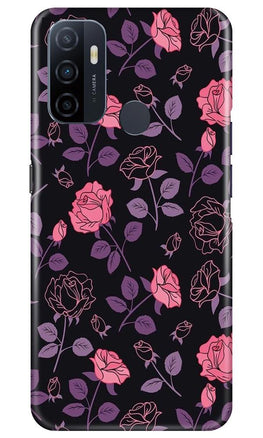 Rose Black Background Case for Oppo A33