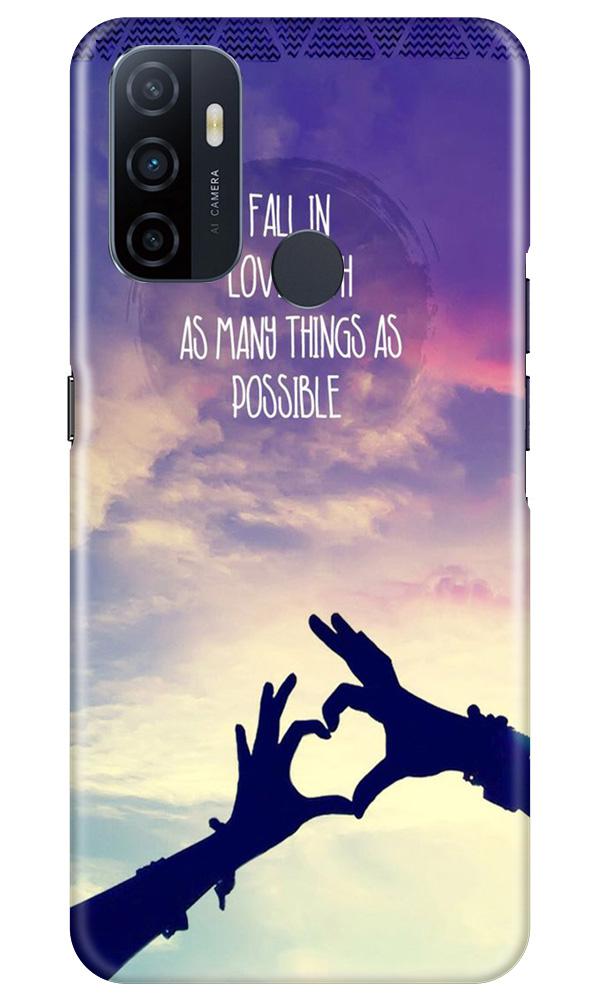 Fall in love Case for Oppo A53