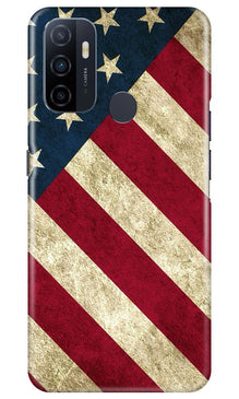 America Mobile Back Case for Oppo A53 (Design - 79)