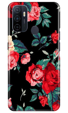 Red Rose2 Mobile Back Case for Oppo A33 (Design - 81)