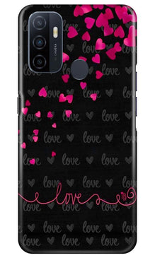 Love in Air Mobile Back Case for Oppo A53 (Design - 89)