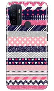 Pattern3 Mobile Back Case for Oppo A53 (Design - 90)