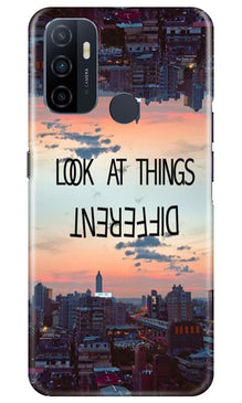 Look at things different Mobile Back Case for Oppo A33 (Design - 99)