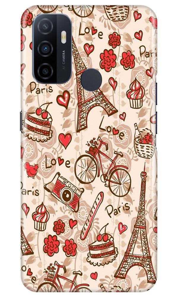 Love Paris Case for Oppo A53  (Design - 103)