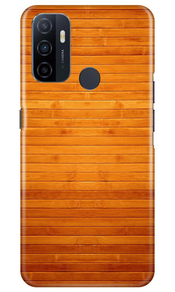 Wooden Look Case for Oppo A53  (Design - 111)