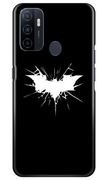 Batman Superhero Mobile Back Case for Oppo A53  (Design - 119)