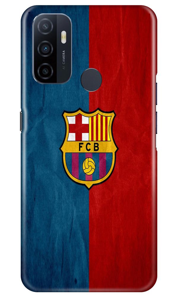 FCB Football Case for Oppo A33  (Design - 123)