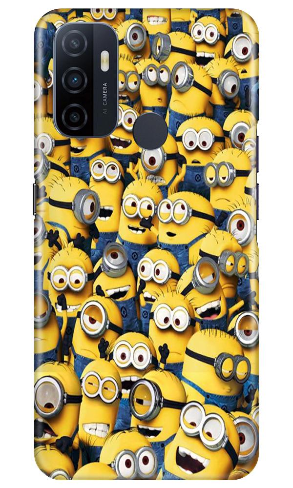 Minions Case for Oppo A53  (Design - 126)