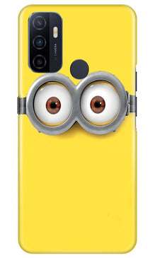 Minions Mobile Back Case for Oppo A53  (Design - 128)