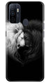Dark White Lion Case for Oppo A53  (Design - 140)