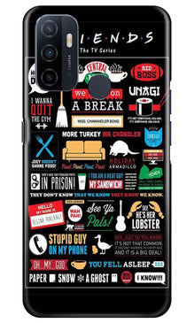 Friends Mobile Back Case for Oppo A53  (Design - 145)