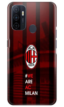 AC Milan Mobile Back Case for Oppo A53  (Design - 155)