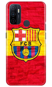 FCB Football Mobile Back Case for Oppo A53  (Design - 174)