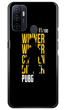Pubg Winner Winner Mobile Back Case for Oppo A53  (Design - 177)