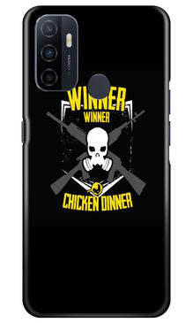Winner Winner Chicken Dinner Mobile Back Case for Oppo A53  (Design - 178)