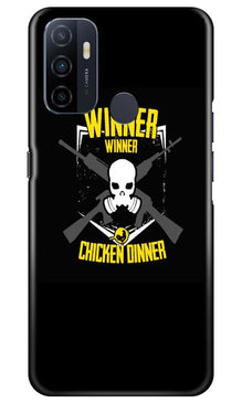 Winner Winner Chicken Dinner Mobile Back Case for Oppo A33  (Design - 178)