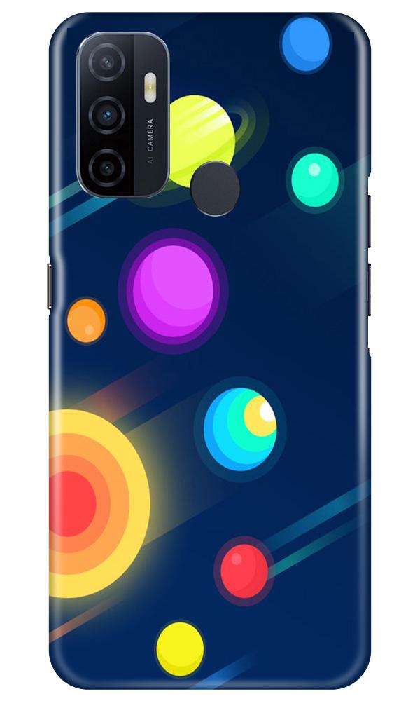 Solar Planet Case for Oppo A53 (Design - 197)