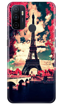 Eiffel Tower Mobile Back Case for Oppo A53 (Design - 212)
