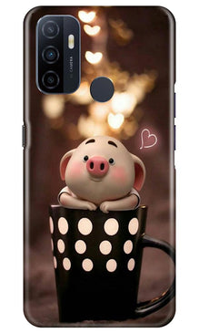 Cute Bunny Mobile Back Case for Oppo A33 (Design - 213)