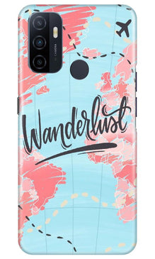 Wonderlust Travel Mobile Back Case for Oppo A53 (Design - 223)