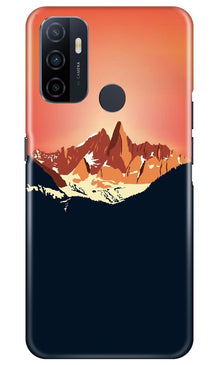 Mountains Mobile Back Case for Oppo A53 (Design - 227)