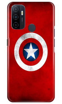 Captain America Mobile Back Case for Oppo A53 (Design - 249)